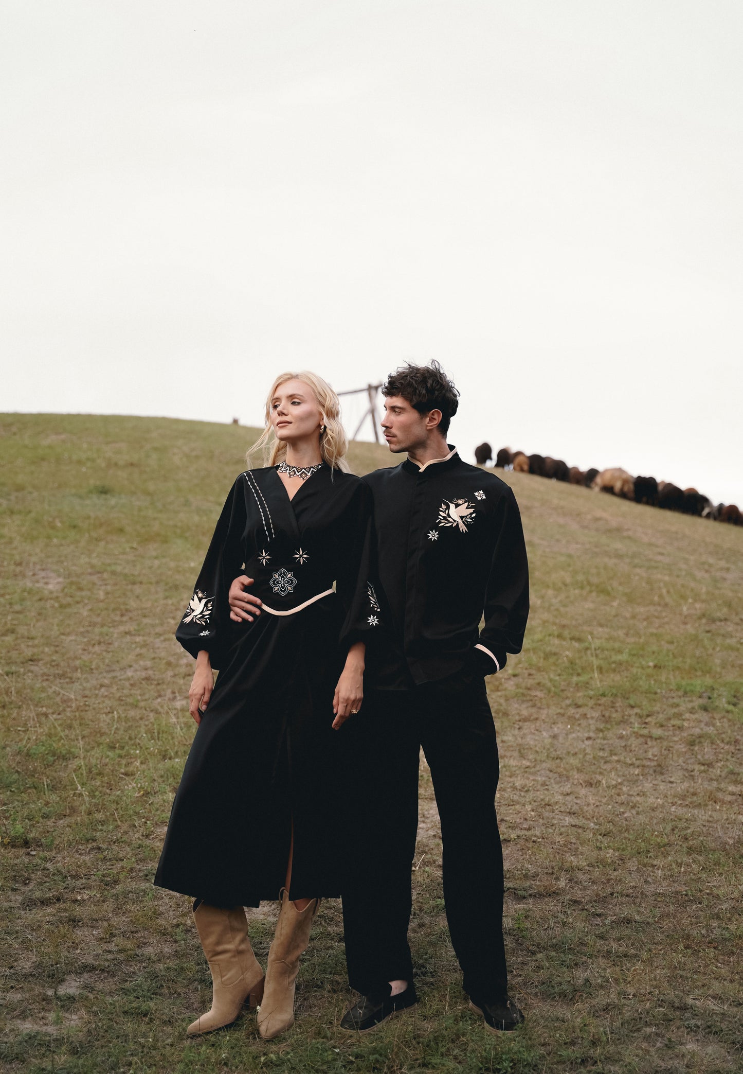 Парний образ чорний Колібрі