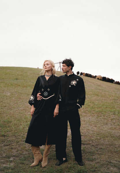 Парний образ чорний Колібрі