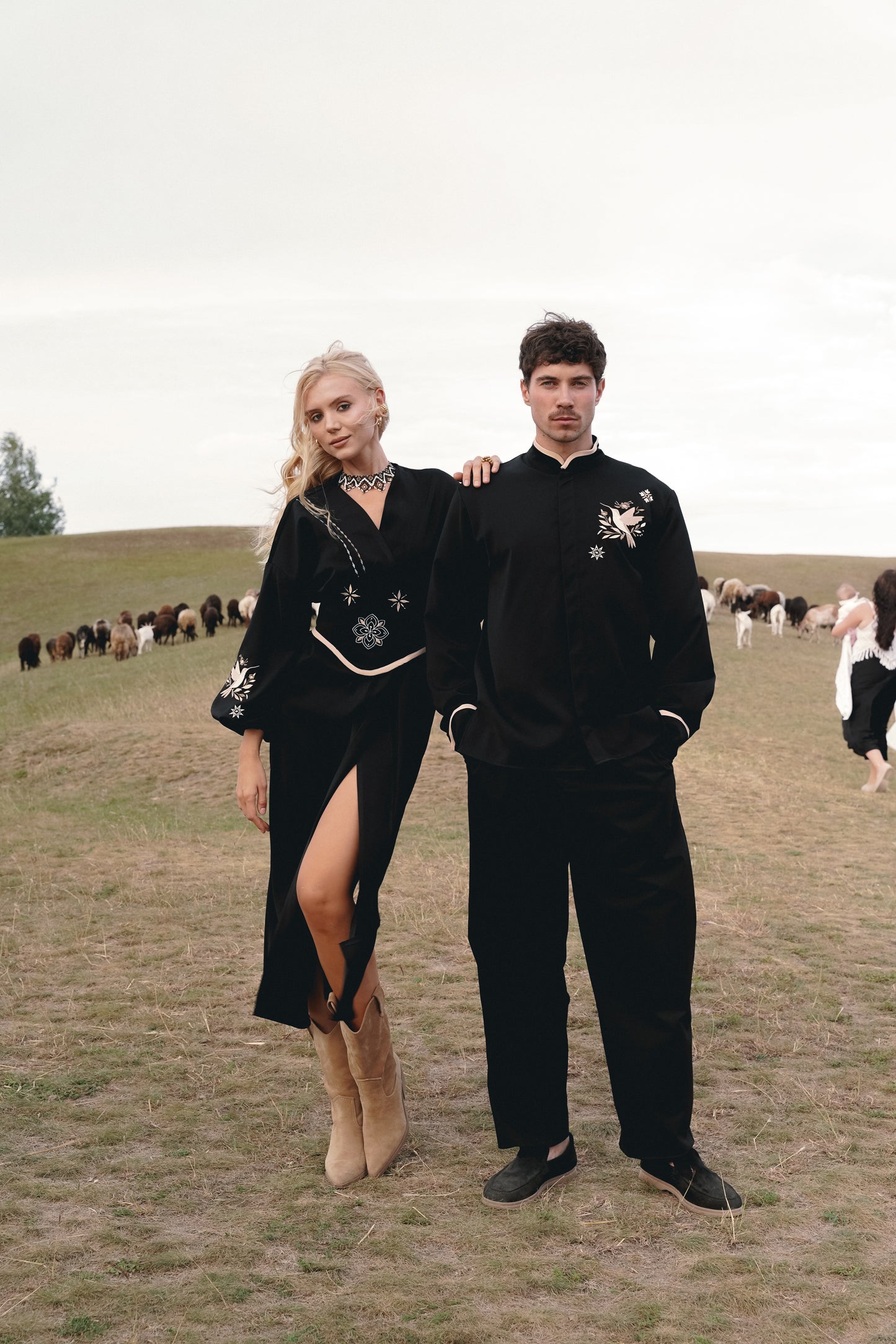 Парний образ чорний Колібрі