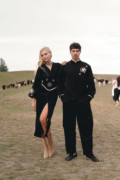 Парний образ чорний Колібрі