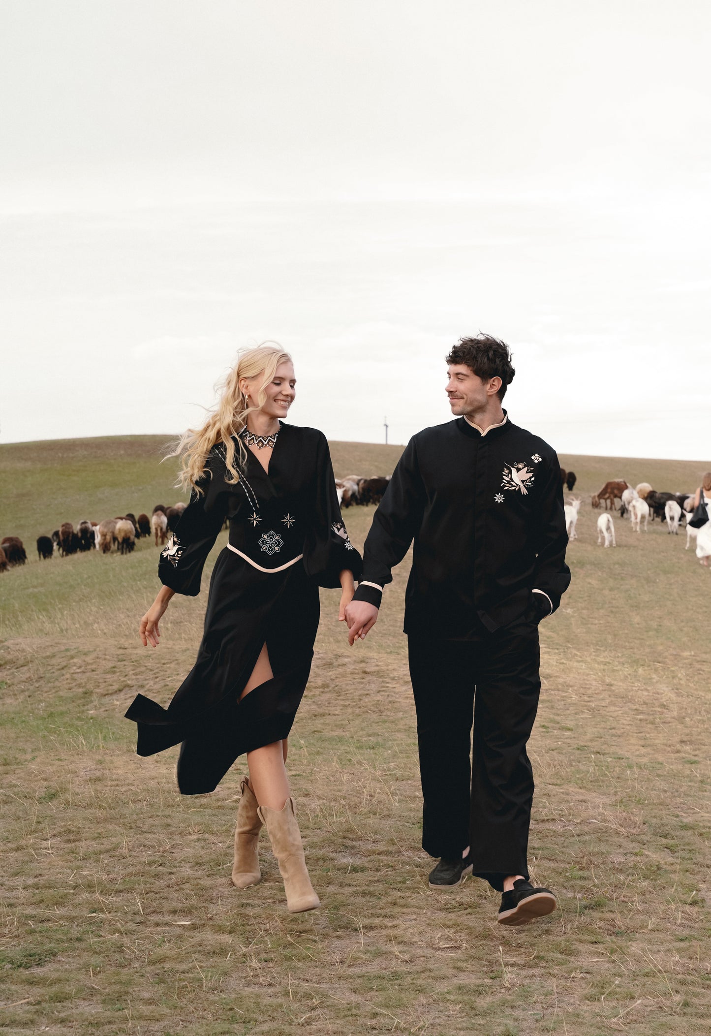 Парний образ чорний Колібрі