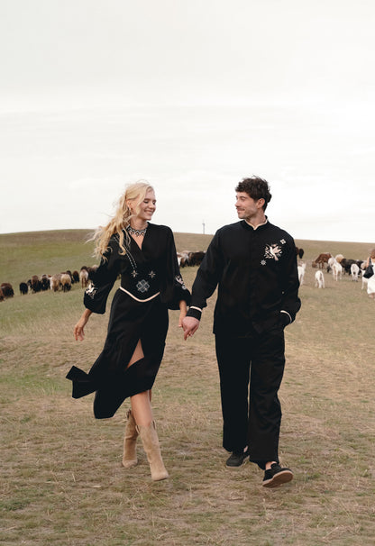 Парний образ чорний Колібрі