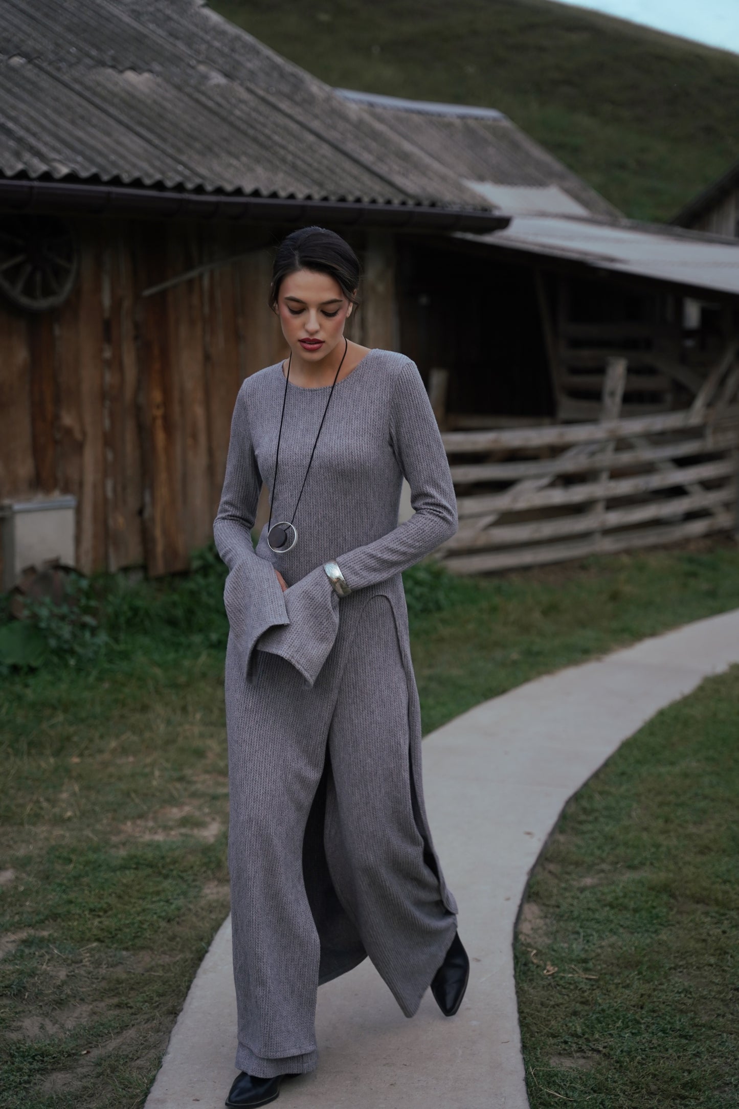 Жіночий костюм сірий Кетрін