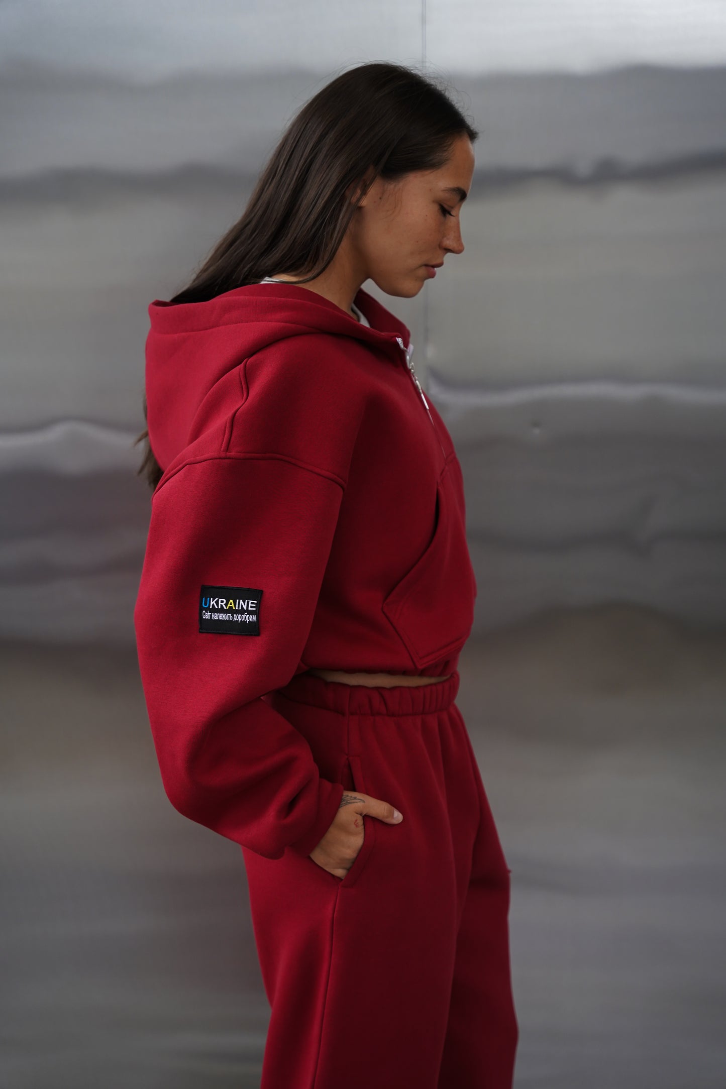 Спортивний костюм червоний UA