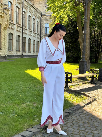 Жіночі штани білі Лілея