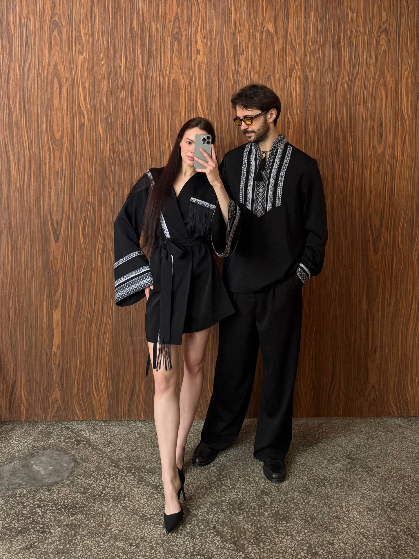 Парний образ чорний Колібрі