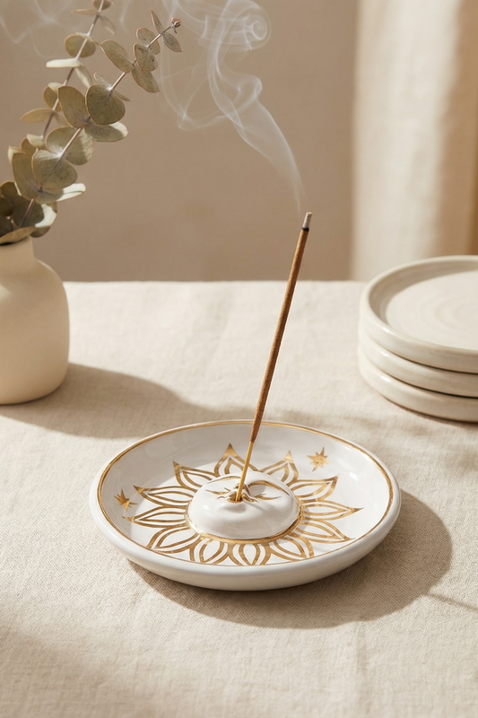 Керамічна підставка під благовонії Обличчя