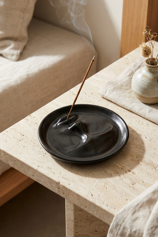 Керамічна підставка під благовонії Обличчя