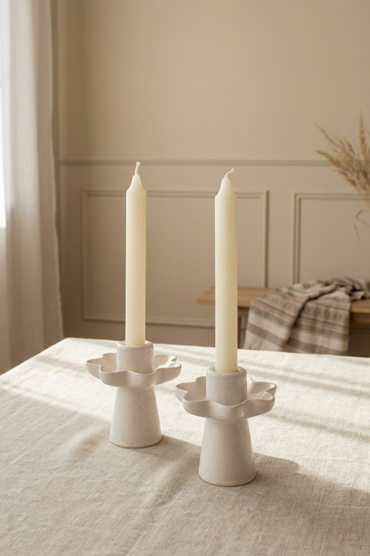 Керамічний підсвічник квітка