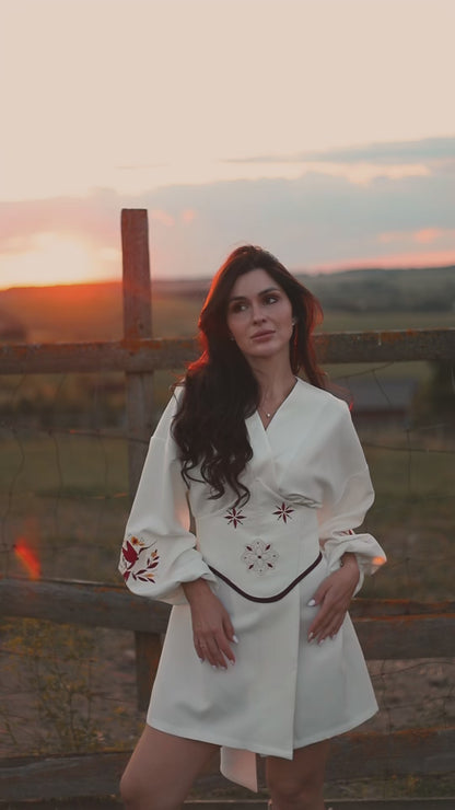 Жіноче кімоно міні Колібрі