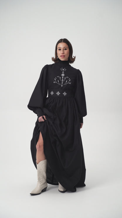 Сукня чорна Дерево життя