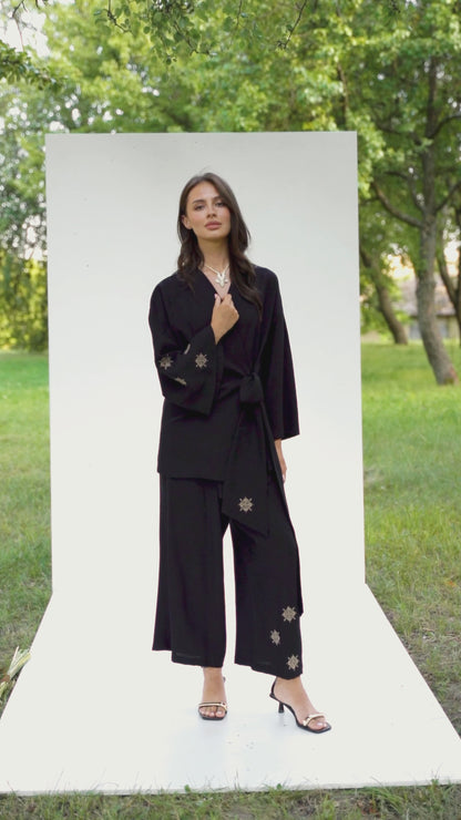 Жіночий костюм чорний Зорея