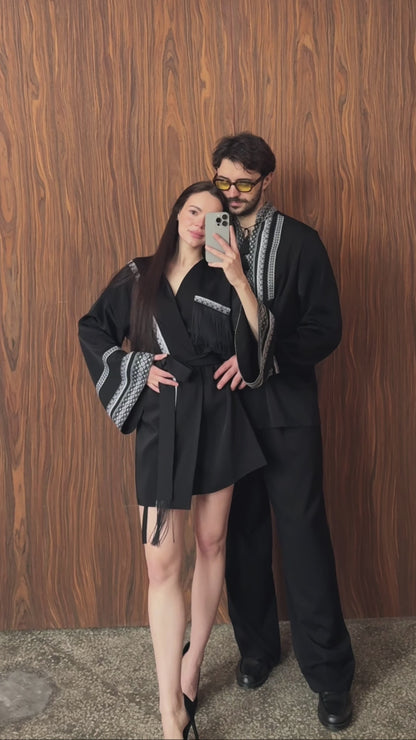 Парний образ чорний Колібрі